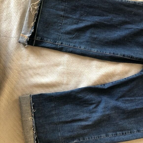 Michael Kors Womens Crop Jeans Wide Leg Comfort Relaxed  Size 8 - Picture 4 of 16